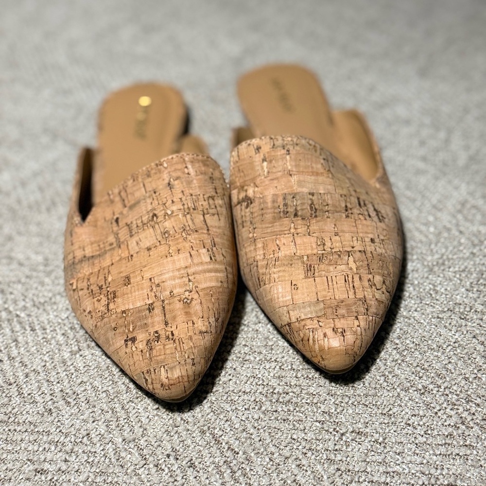 BAMBOO Cork Textured Flats